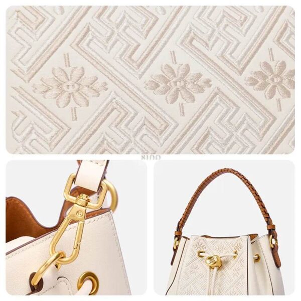 wanjパターン刺繍レザーコンバーチブルリュックトートディテールパターンロックストラップ wanj-pattern-embroidered-leather-convertible-backpack-tote-detail-pattern-lock-strap