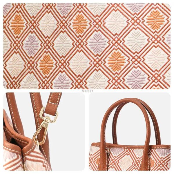 荘棕櫚菊クロスボディバッグ詳細柄ロックストラップ zhuang-brocade-chrysanthemum-crossbody-bag-detail-pattern-lock-strap