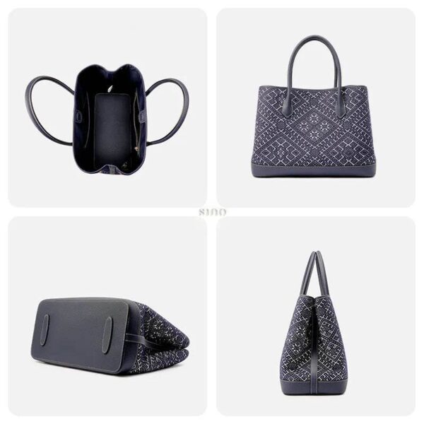 Zhuang-brocade-embroidered-レザーショルダーバッグ-ディテール-インテリア-フロント-ボトム-サイド zhuang-brocade-embroidered-leather-shoulder-bag-details-interior-front-bottom-side